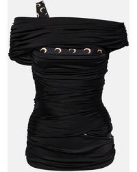 Marine Serre - Body Shelter Off-The-Shoulder Top - Lyst