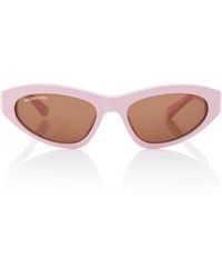 Balenciaga Cat-Eye-Sonnenbrille aus Acetat - Pink