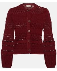 Elie Saab - Crochet Cardigan - Lyst