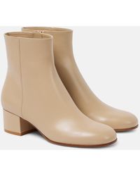 Gianvito Rossi - Botines Joelle 45 De Piel - Lyst