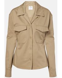 Courreges - Camisa De Gabardina - Lyst
