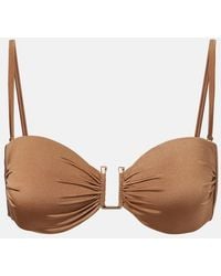 Max Mara - Acacia Bandeau Bikini Top - Lyst