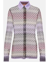 Missoni - Striped Lame Shirt - Lyst
