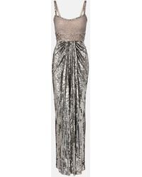 Jenny Packham - Robe Only You Mit Pailletten Und Kristallen - Lyst