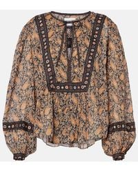 Isabel Marant - Floral Paisley Pattern Blouse - Lyst