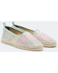 Missoni - Zickzack-Espadrilles Mit Pailletten - Lyst
