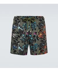 Vilebrequin - Moorise Printed Swim Trunks - Lyst