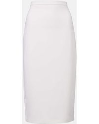 Max Mara - Otre Wool Midi Skirt - Lyst
