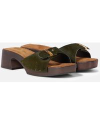 KHAITE - Britt 25 Calf Hair Clogs - Lyst
