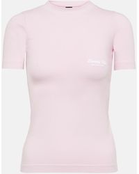 Balenciaga - Printed Cotton Jersey T-Shirt - Lyst