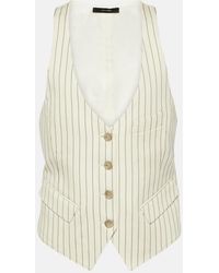 Tom Ford - Pinstripe Wool And Silk-Blend Vest - Lyst