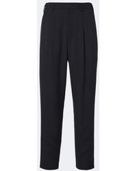 Giorgio Armani - Pleated Jacquard Straight Pants - Lyst
