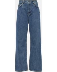 Wardrobe NYC - High-rise Straight Jeans - Lyst