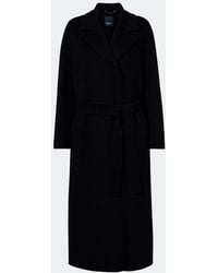 Max Mara - Max Mara Virgin Wool Wrap Coat - Lyst