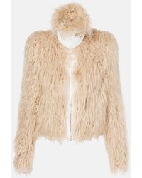 Dries Van Noten - Faux Fur Jacket - Lyst