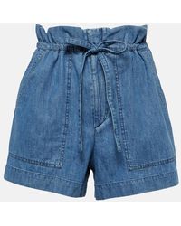 Isabel Marant - High-Rise Jeansshorts Ipolyte - Lyst