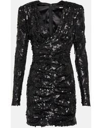 ROTATE BIRGER CHRISTENSEN - Mini Abito In Paillettes - Lyst