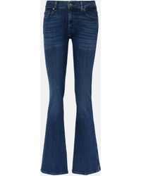 7 For All Mankind - Jean bootcut a taille mi-haute - Lyst