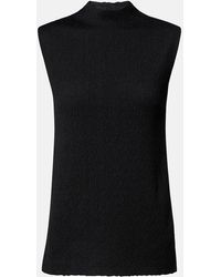The Row - Oakson Knitted Silk Top - Lyst