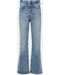 AG Jeans - New Alexxis High-Rise Wide-Leg Jeans - Lyst