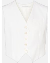 Stella McCartney - Cropped Wool Vest - Lyst