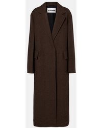 Jil Sander - Abrigo Oversized De Lana - Lyst