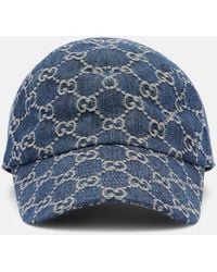 Gucci - Gg Denim Baseball Cap - Lyst
