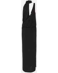 Christopher Esber - Draped Halterneck Side-Slit Gown - Lyst