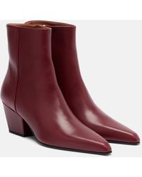 Paris Texas - Jane Leather Ankle Boots - Lyst