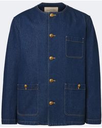 Valentino - Denim Jacket - Lyst