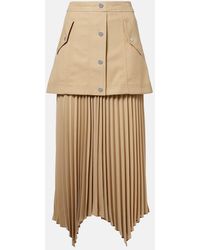 Veronica Beard - Patricka Cotton Midi Skirt - Lyst