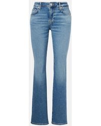 7 For All Mankind - Mid-Rise Straight Jeans Calie - Lyst