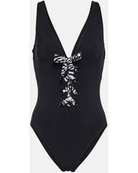 Karla Colletto - Lucy Lace-Up Swimsuit - Lyst