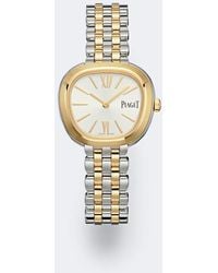 Piaget - Sixtie 18Kt Rose And Stainless Steel Watch - Lyst