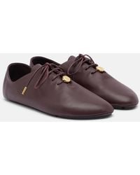 Loewe - Pebble Soft Leather Sneakers - Lyst