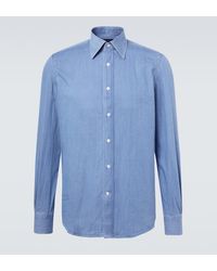 Thom Sweeney - Camicia Di Jeans - Lyst