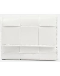 Bottega Veneta - Tri-fold Leather Wallet - Lyst