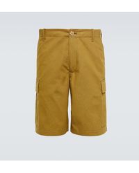 KENZO - Cotton Cargo Shorts - Lyst