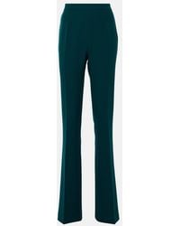 Safiyaa - Alexa High-Rise Crepe Flared Pants - Lyst