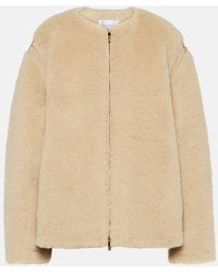 Max Mara - Panno Alpaca, Wool And Silk Teddy Jacket - Lyst