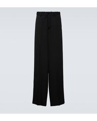 Balenciaga - Wool Wide-leg Pants - Lyst