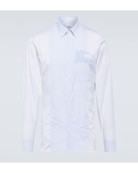 Burberry - Monogram Ekd Cotton Shirt - Lyst