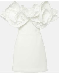 Rebecca Vallance - Bridal Tessa Ruffled Mini Dress - Lyst