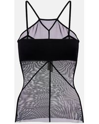 Rick Owens - Sl Combo Semi-Sheer Top - Lyst