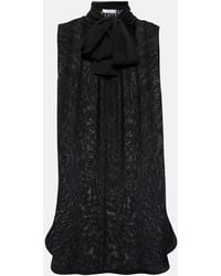 Max Mara - Mela Bow-Detail Silk Top - Lyst