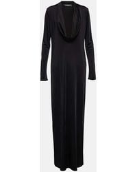 Versace - Cowl Neck Maxi Dress - Lyst