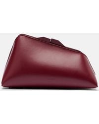 The Attico - 8.30 Pm Oversized Leather Clutch - Lyst