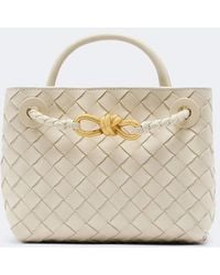 Bottega Veneta - Andiamo Mini Leather Top-Handle Bag - Lyst