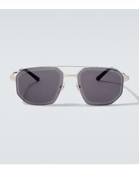 Cartier - Santos De Cartier Aviator Sunglasses - Lyst