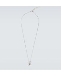 Saint Laurent - Collana Cassandre Con Pendente - Lyst
